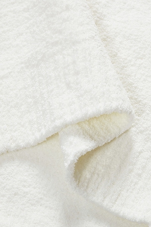 Sunday Citizen King/Cal King Herringbone Snug Coverlet in Cream