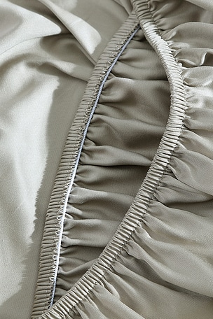 Sunday citizen hoja N/Atural premium bamboo fitted sheet en color verde