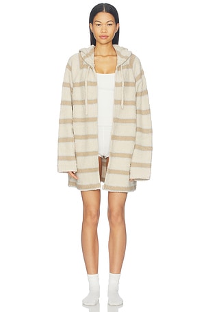 Stripe Snug Zip Hoodie Sunday Citizen