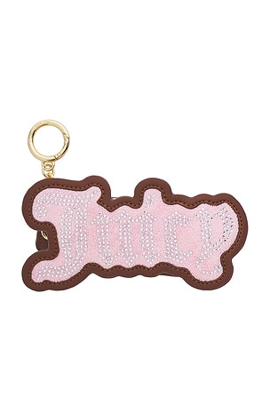 x Juicy Couture Juicy Rhinestone Logo Mini Pouch Bag Charm Stoney Clover Lane