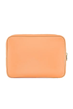 Stoney Clover Lane Clear Front Large Pouch in Peach