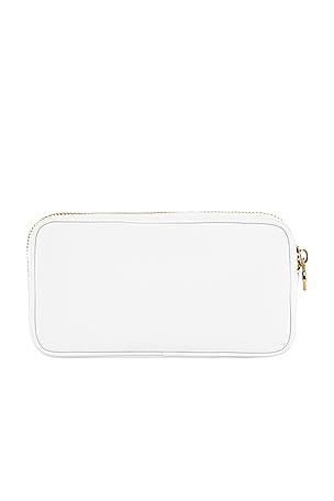 Stoney Clover Lane Clear Front Small Pouch in Blanc