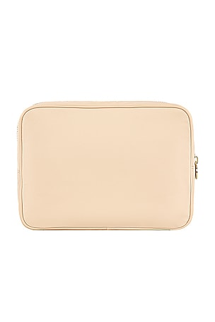 Stoney Clover Lane Clear Front Large Pouch in Sand