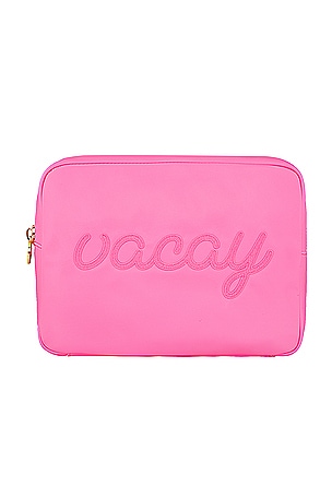 Bubblegum Vacay Embroidered Large Pouch Stoney Clover Lane