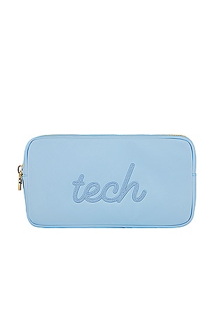 Periwinkle Tech Embroidered Small Pouch Stoney Clover Lane