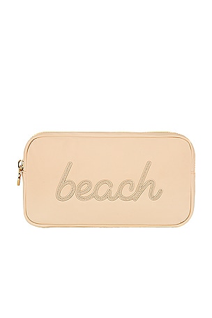 Sand Beach Embroidered Small Pouch Stoney Clover Lane
