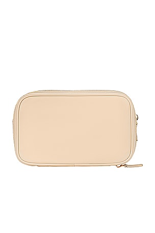 Stoney Clover Lane Double Zip Pouch in Sand
