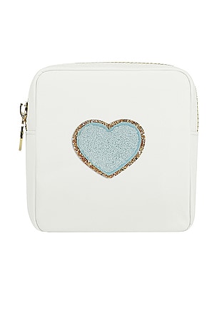 Stoney Clover Blanc Travel Pouch newest & Jumbo Pearl Heart