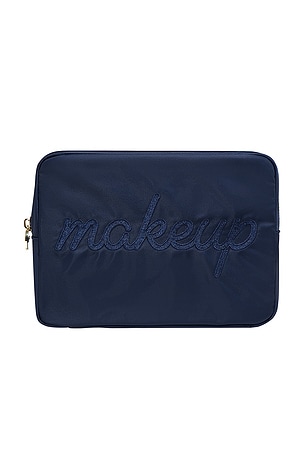 "makeup" Embroidered Large Pouch Stoney Clover Lane