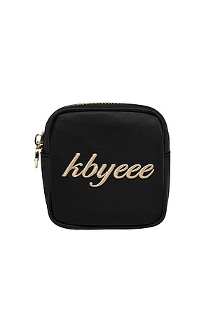 "kbyeee" Embroidered Mini Pouch Stoney Clover Lane