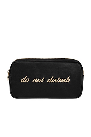 "do Not Disturb " Embroidered Small Pouch Stoney Clover Lane