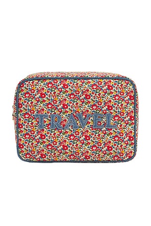 Hand Embroidered Travel Large Pouch Stoney Clover Lane