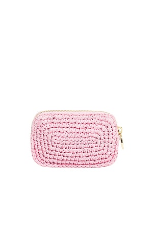 Stoney Clover Lane Stoney Clover Micro Pouch in Pink Crochet
