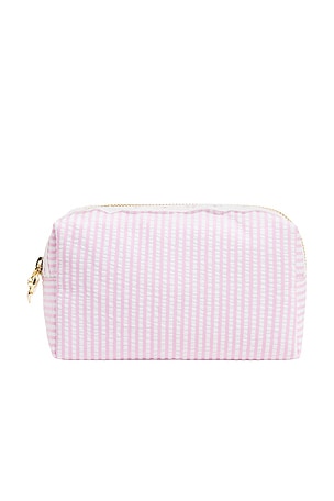 Small Pouch in Pink Seersucker Stoney Clover Lane