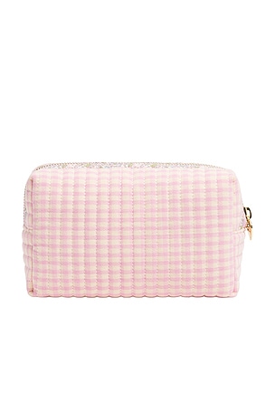 Stoney Clover Lane Small T-Seam Pouch in Rose Gingham