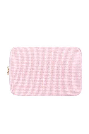 Stoney Clover lane Paris pink shimmer woven large 2024 pouch