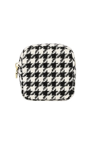 Stoney Clover Mini Pouch Noir buy Houndstooth