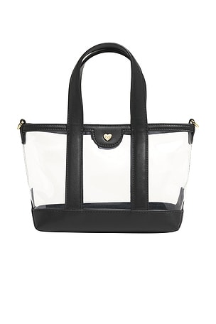 Stoney Clover Lane Clear Mini Tote in Black