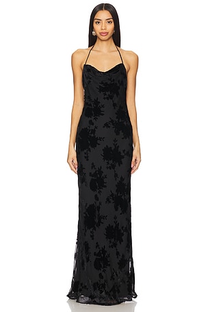 x REVOLVE Maya Gown Stone Cold Fox