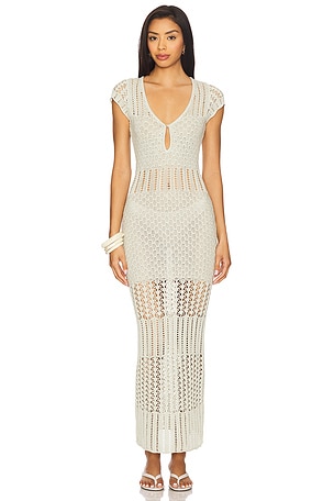 x REVOLVE Helana Midi Dress Stone Cold Fox
