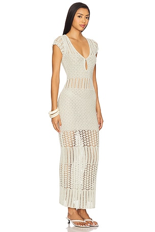 Stone Cold Fox x REVOLVE Helana Midi Dress in Sage