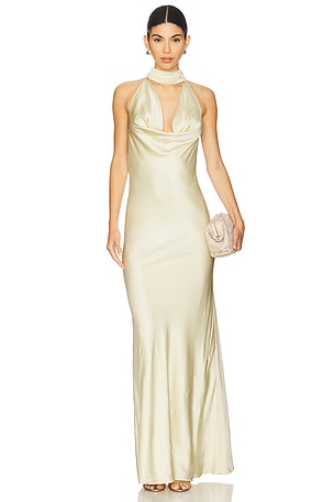 x REVOLVE Amelia Gown Stone Cold Fox