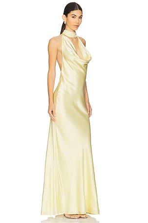 Stone Cold Fox x REVOLVE Amelia Gown in Lemon