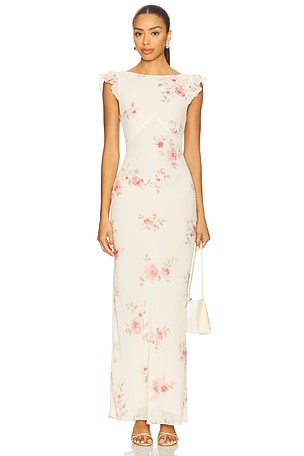 x REVOLVE Miley Maxi Dress Stone Cold Fox