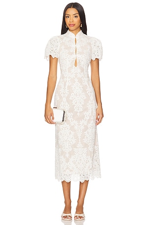 x REVOLVE Emery Midi Dress Stone Cold Fox