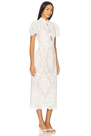 Stone Cold Fox x REVOLVE Emery Midi Dress in White