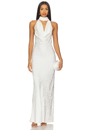 x REVOLVE Amelia Gown Stone Cold Fox