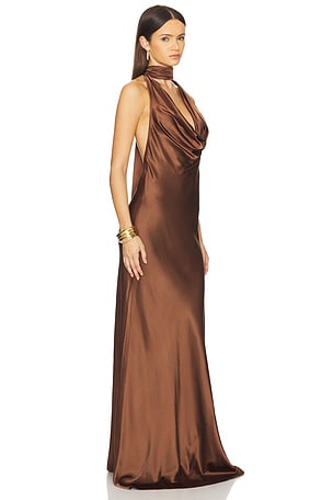 Stone Cold Fox x REVOLVE Amelia Gown in Brown