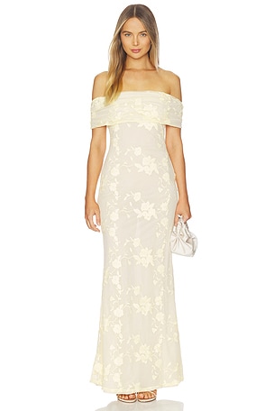 x REVOLVE Jessie Gown Stone Cold Fox