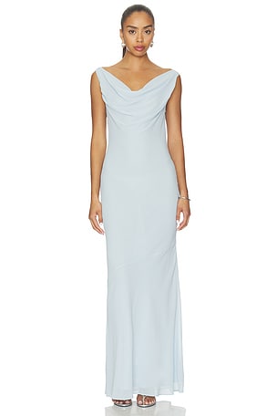 x REVOLVE Gaia Maxi Dress Stone Cold Fox