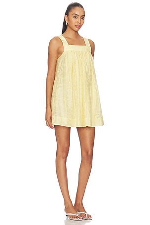 Stone Cold Fox x REVOLVE Leah Voile Mini Dress in Yellow
