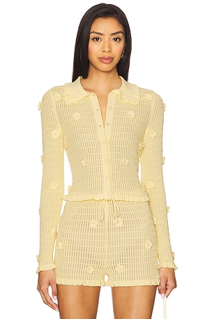 x REVOLVE Allayia Floral Cardigan Stone Cold Fox