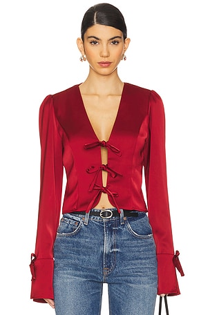 x REVOLVE Mila Top Stone Cold Fox