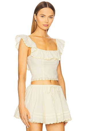 Stone Cold Fox x REVOLVE Abby Top in Yellow