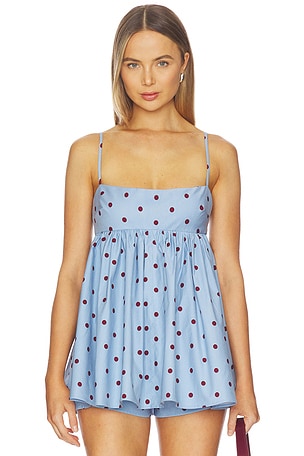 x REVOLVE Florence Top Stone Cold Fox