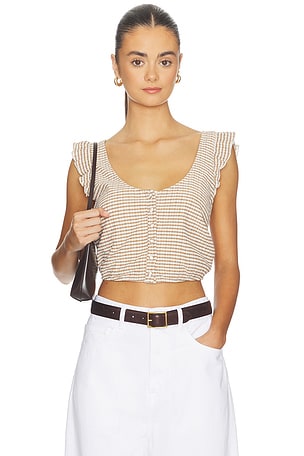 x REVOLVE Leni Top Stone Cold Fox