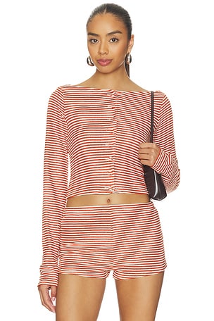 x REVOLVE Isabel Terry Cardigan Stone Cold Fox