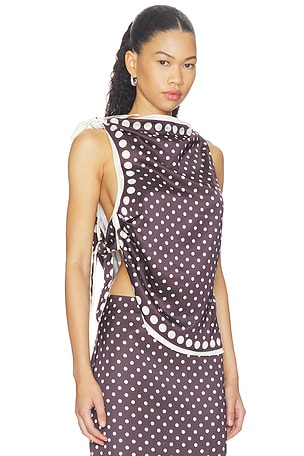 Stone Cold Fox x REVOLVE Porsha Top in Brown