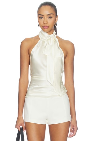 x REVOLVE Ellie Halter Top Stone Cold Fox