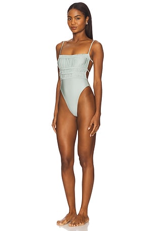x REVOLVE Jorja One Piece Stone Cold Fox