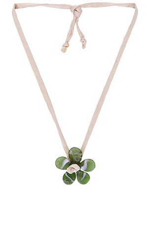 Zinnia Glass Necklace Studio Conchita
