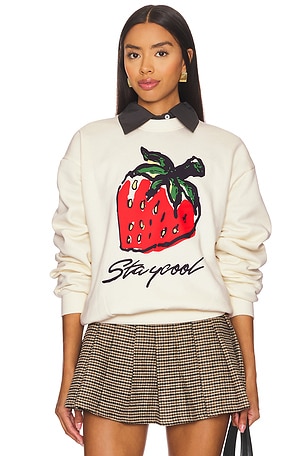 Scratch N Sniff Strawberry Sweatshirt Stay Cool