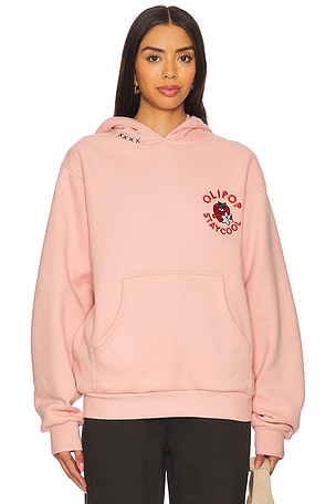 Stay Cool x OLIPOP Strawberry Vanilla Hoodie in Peach
