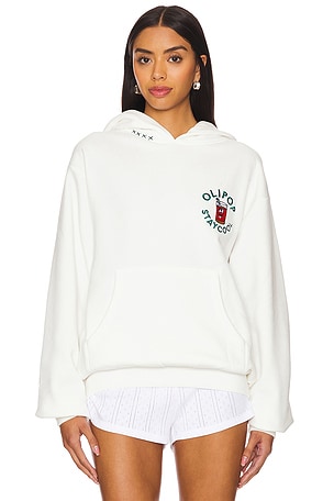 Stay Cool x OLIPOP Vintage Cola Hoodie in White