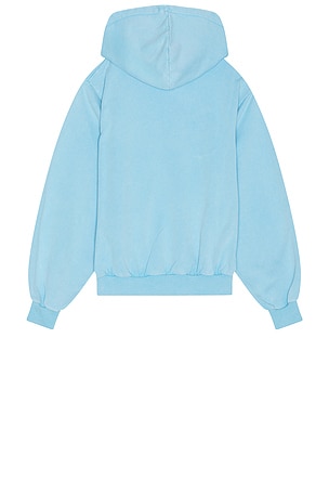 Stay Cool Tribal Acid Wash Hoodie in Baby Blue