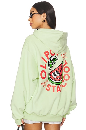 x OLIPOP Watermelon Lime Hoodie Stay Cool